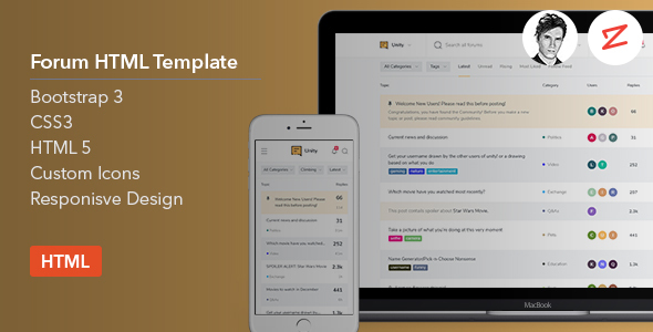 Forum HTML Template