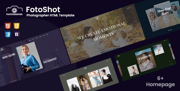 Fotoshot - Creative Photographer HTML Template