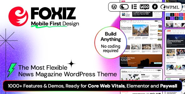 Foxiz - Newspaper News & Magazine WordPress