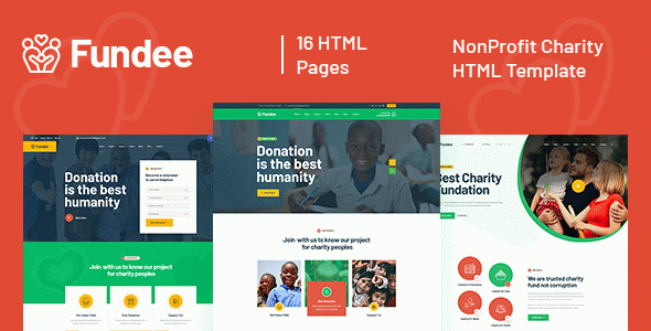 Fundee - NonProfit Charity HTML5 Template