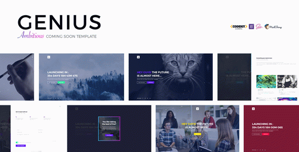 GENIUS - Ambitious Coming Soon Template