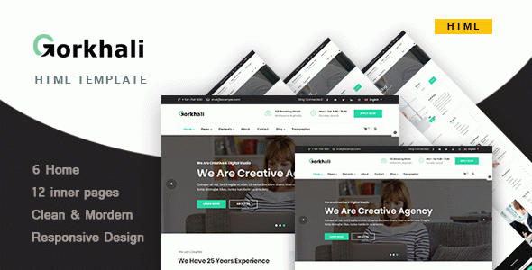 Gorkhali | Multi-Purpose Business Template