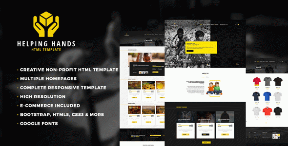 Helping - Nonprofit Charity HTML Template