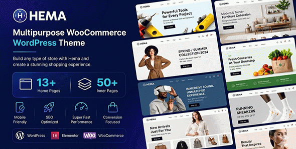 Hema – Multipurpose WooCommerce WordPress Theme