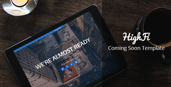 HighFi - Coming Soon Responsive Template