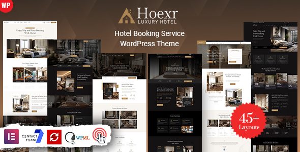 Hoexr - Hotel Booking WordPress Theme