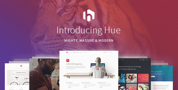 Hue - Startup Landing Page WordPress Theme