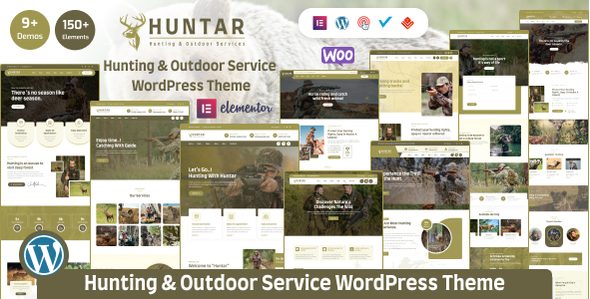 Huntar - Hunting & Outdoor Hobby WordPress Theme