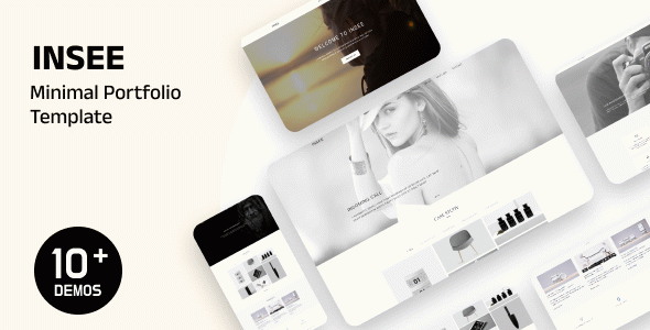 Insee - Minimal HTML Portfolio Template