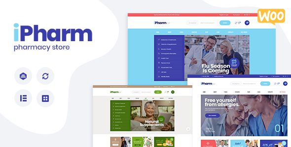 IPharm - Pharmacy Store & Medical Shop WordPress Theme