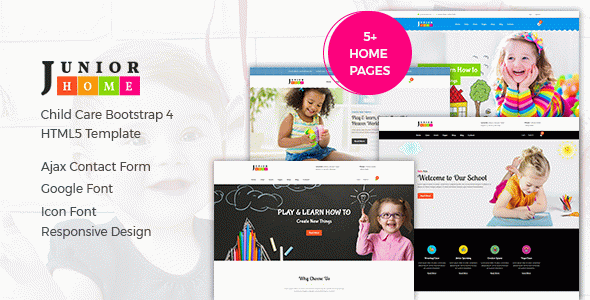 JuniorHome - Education HTML Template