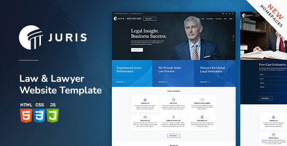 Juris - Law Firms and Legal Services HTML Template