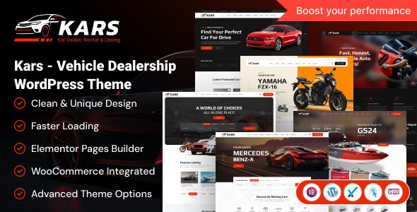 Kars - Vehicle Dealership WordPress Theme