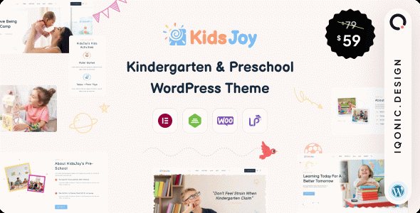 KidsJoy - Kindergarten and Preschool WordPress Theme