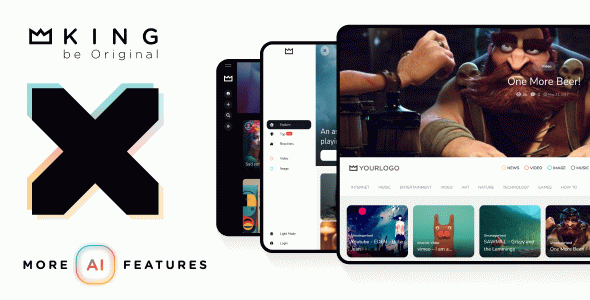 King - Viral Magazine WordPress Theme