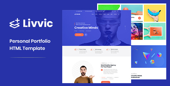 Livvic - Personal Portfolio HTML Template