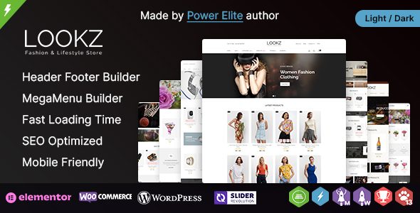 Lookz WP - Multipurpose Elementor Wordpress WooCommerce Theme
