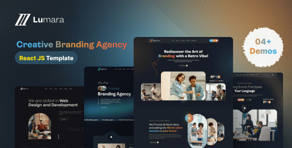 Lumara - Creative Branding Agency React JS Template