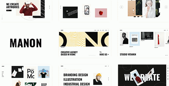 Manon - Portfolio & Agency WordPress Theme
