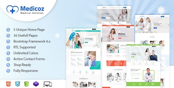 Medicoz | Clinic & Hospital HTML Template