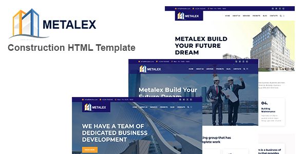 Metalex - Construction Business HTML Template
