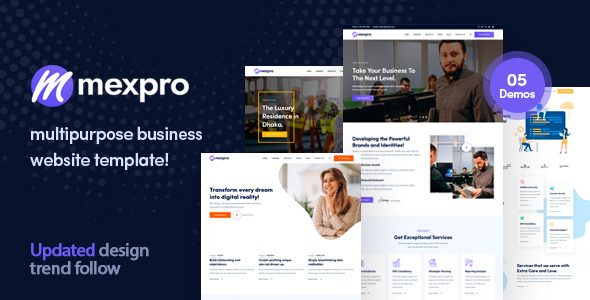 Mexpro - Multipurpose Business HTML Template