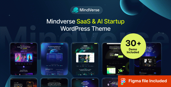 Mindverse - SaaS & AI Startup WordPress Theme