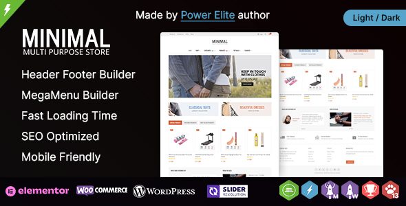 Minimal WP - Multi-purpose Elementor WooCommerce Theme