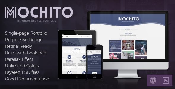 Mochito - Responsive Onepage Portfolio Template