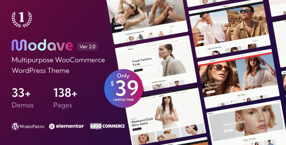 Modave – Multipurpose WooCommerce WordPress Theme