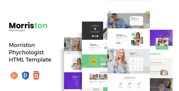 Morriston - Psychologist & Counseling HTML Template
