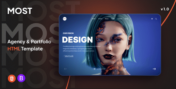 Most- Creative Agency & Portfolio HTML Template
