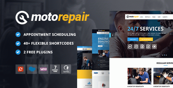 Motorepair - Car Mechanics WordPress Theme