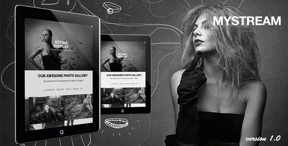 MyStream - Responsive Photography One-Page HTML Template