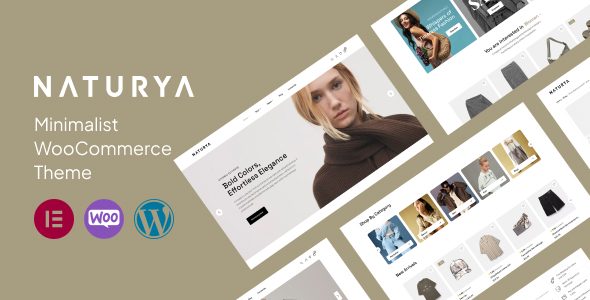 Naturya - Minimalist WooCommerce WordPress Theme