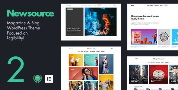 Newsource - Multi-Concept Blog & Magazine WordPress Theme