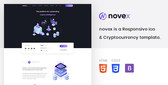 novex - ICO & Cryptocurrency Template
