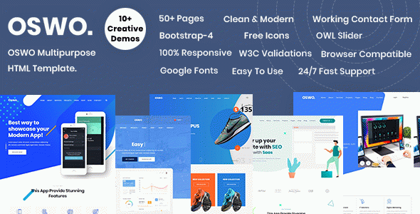 OSWO Multipurpose HTML Template