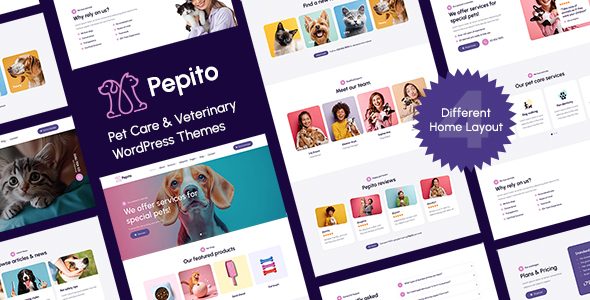 Pepito - Pet Care WordPress Theme