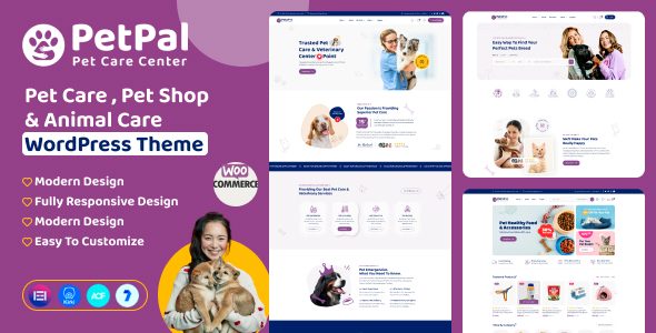 Petpal - Pet Care & Pet Shop WordPress Theme