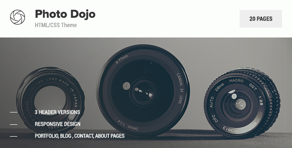 Photo Dojo - Photography Site Template