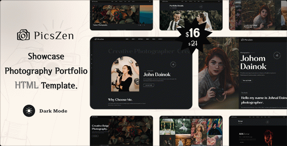 Picszen - Photography HTML Template