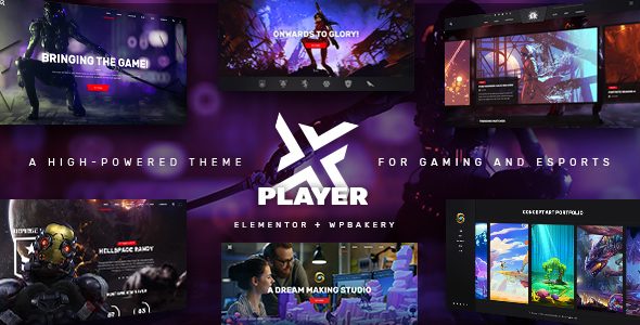 PlayerX - Gaming and eSports WordPress Theme
