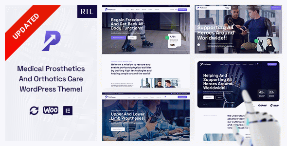 Prothesen - Prosthetics & Orthotics Care WordPress Theme