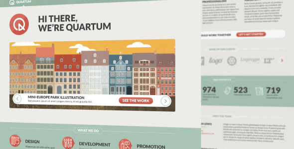 Quartum Site HTML Template