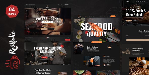 Restfolio - Restaurants & Cafes HTML Template