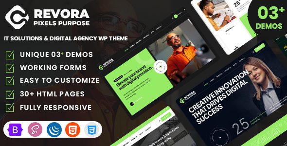 Revora - IT Solutions & Digital Agency HTML Template
