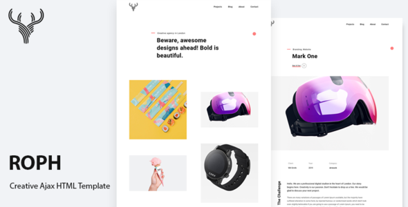 Roph - Creative Ajax Portfolio Bootstrap Template