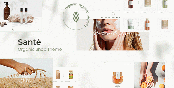 Santé - Organic Shop WordPress Theme