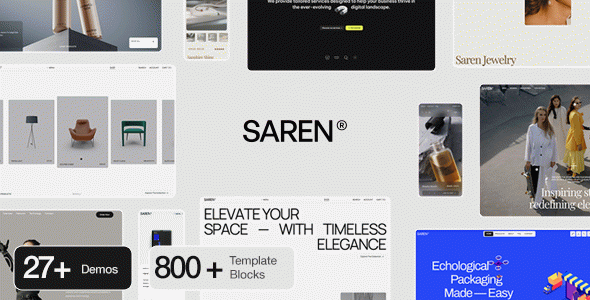 Saren - Multi-Concept WooCommerce WordPress Theme